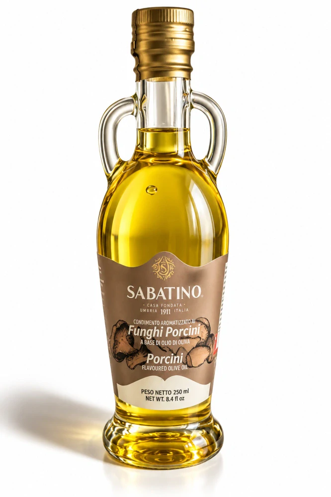 Olivový olej s pravými hříbky Porcini 250 ml